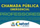 Chamada pública emergencial para contratação de professores é publicada