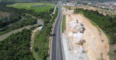 Nova etapa de detonação programada para esta terça-feira (19) em Capivari de Baixo 