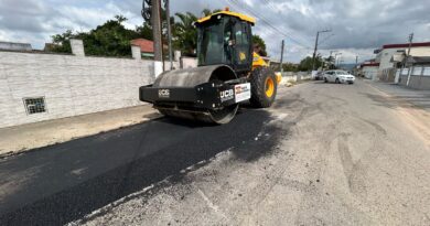 Secretaria de Infraestrutura realiza recapagem no bairro Caçador